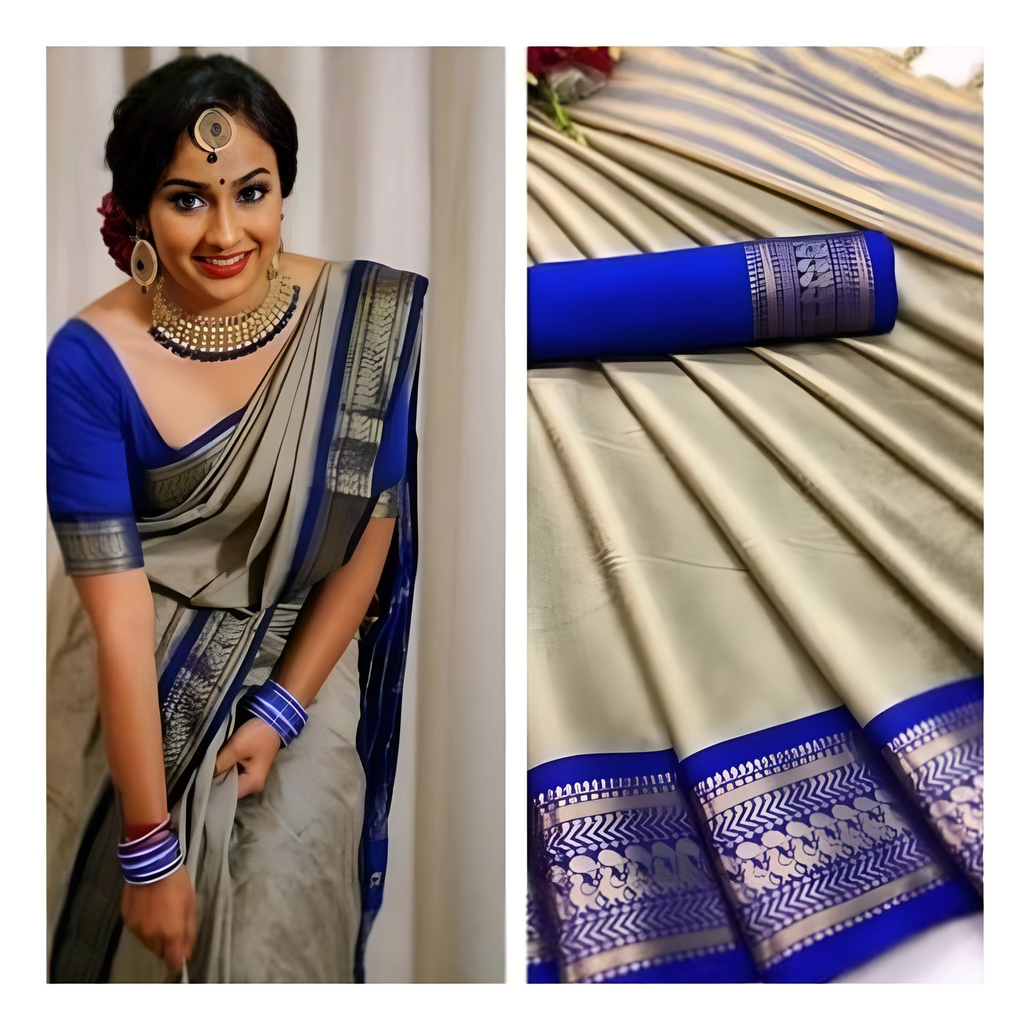 Cotton Silk Sarees ✨(DB-S-001)