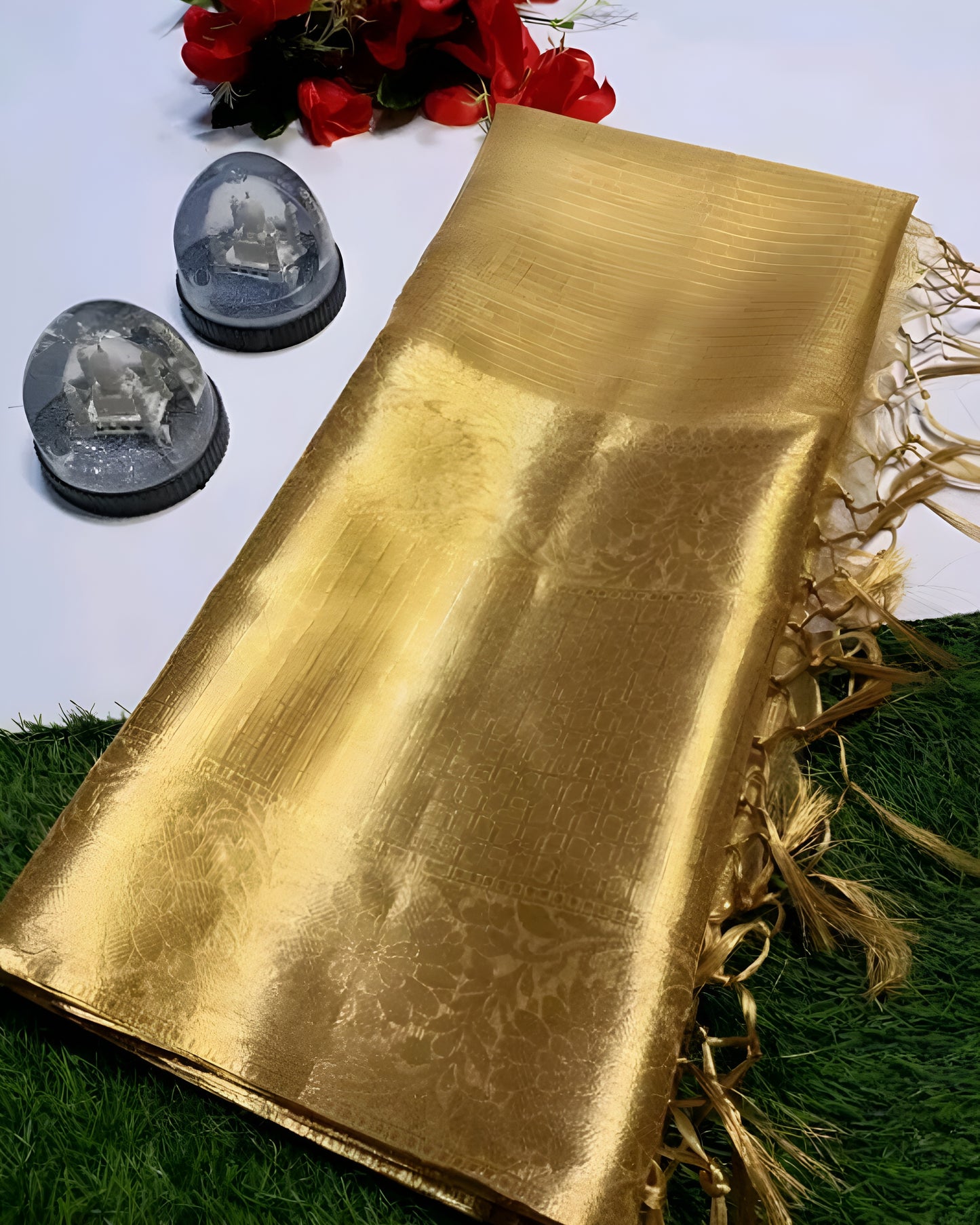 Gold Tissue Silk Saree (DB-S-005)