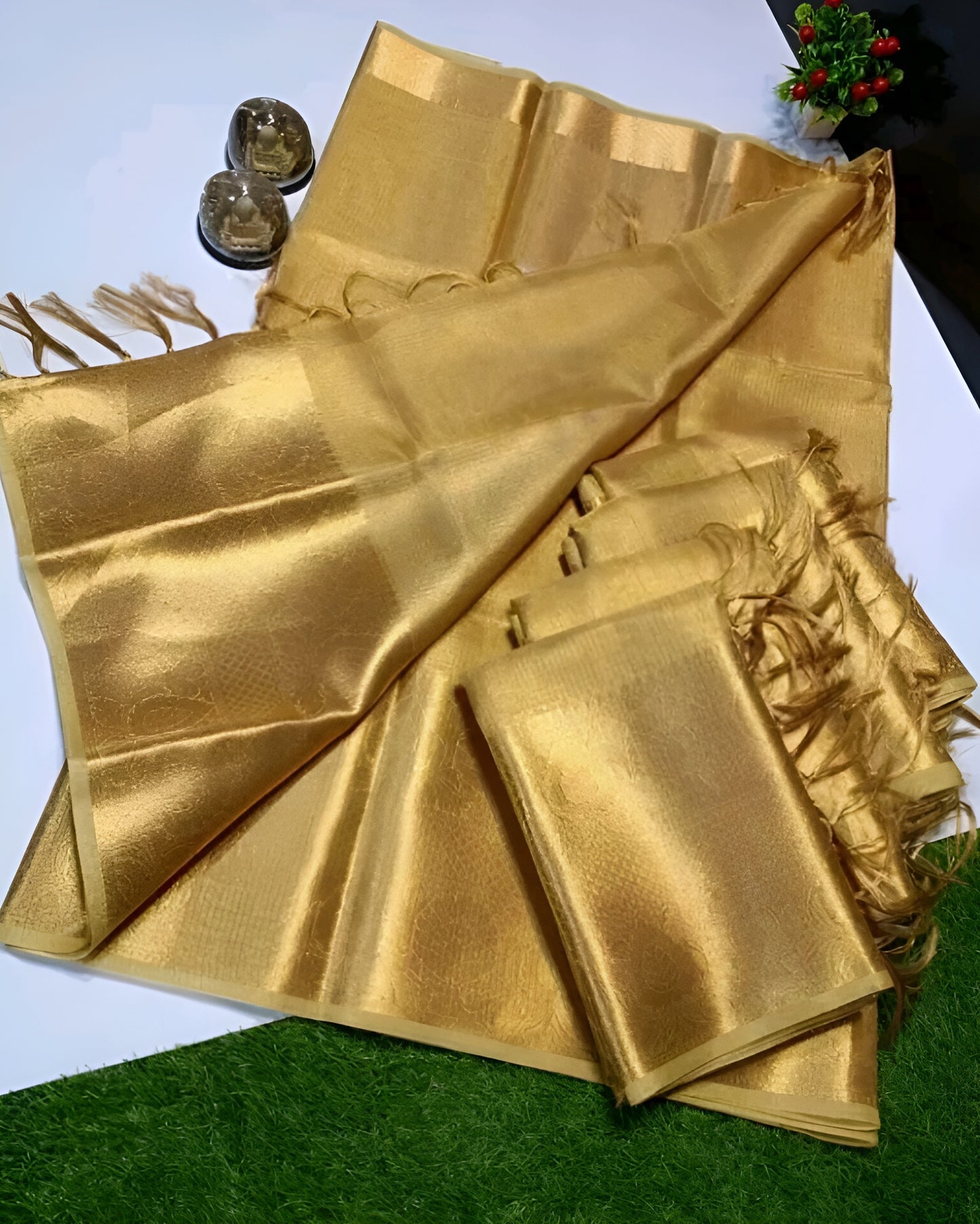 Gold Tissue Silk Saree (DB-S-005)