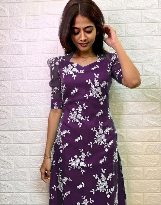 Organza kurti