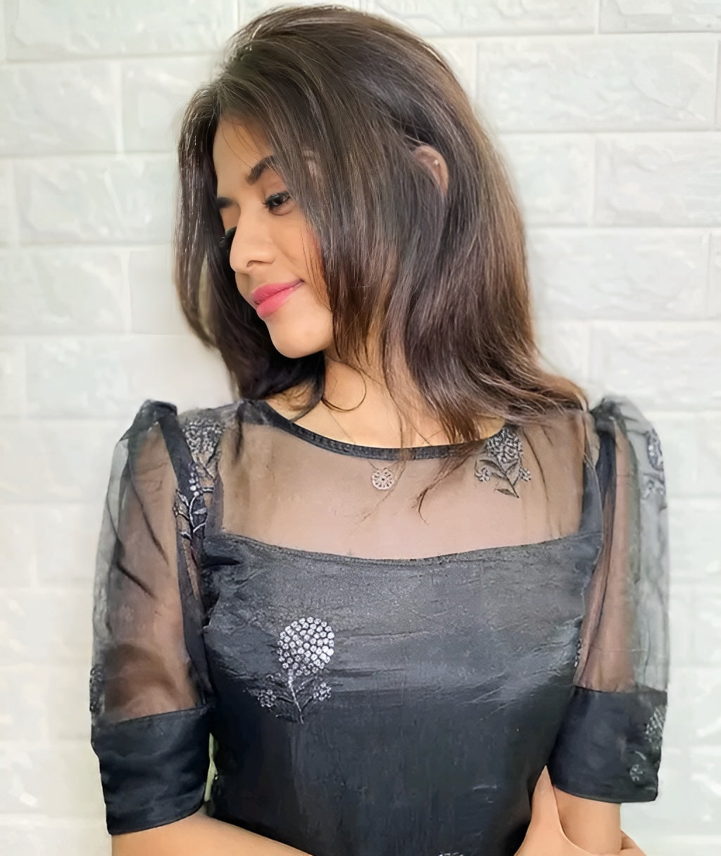 Organza kurti