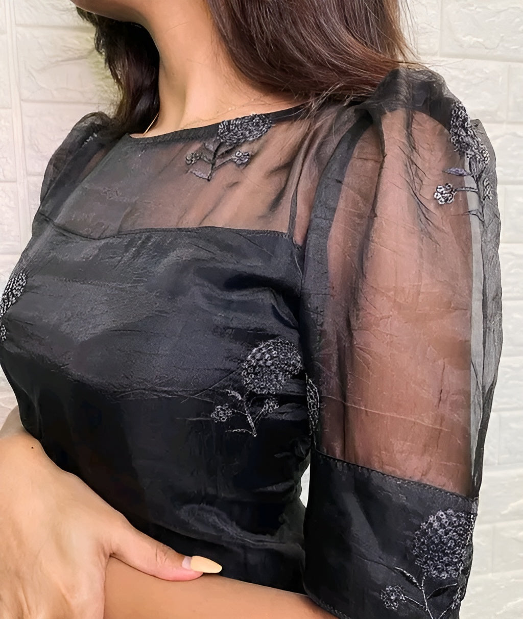 Organza kurti