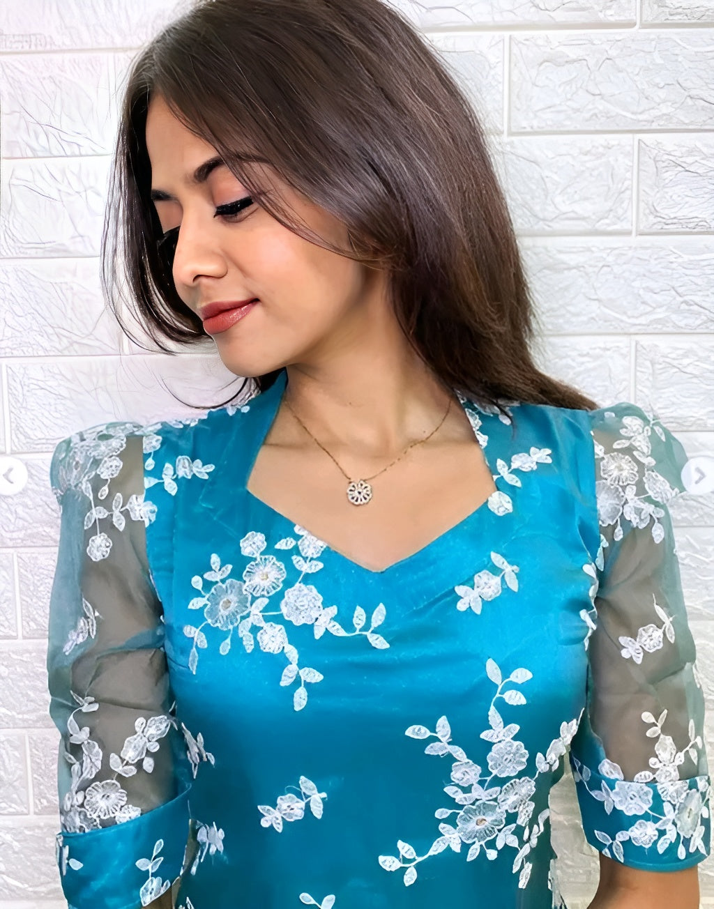 Organza kurti