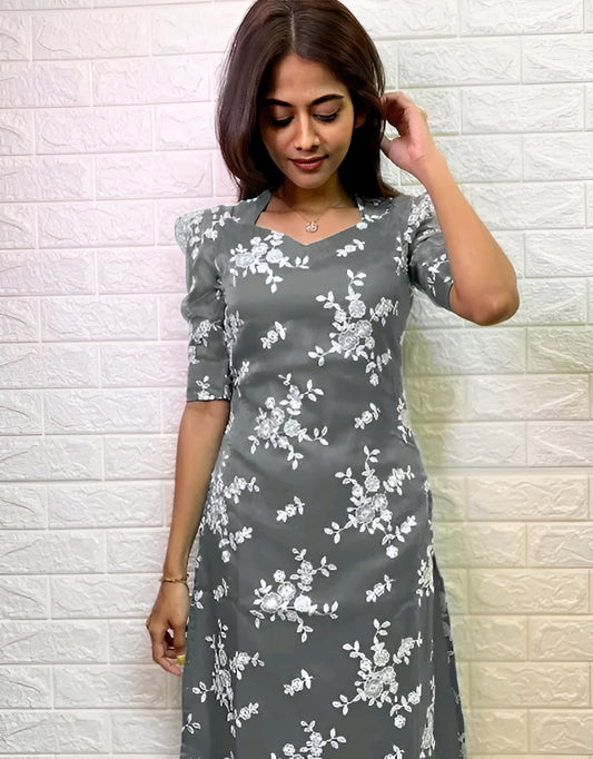 Organza kurti