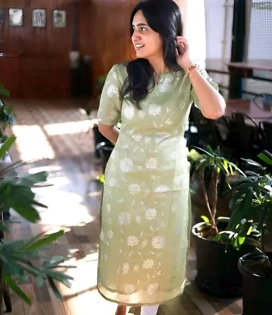 Organza kurti