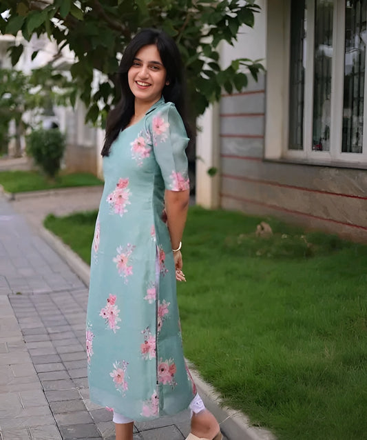 Organza kurti