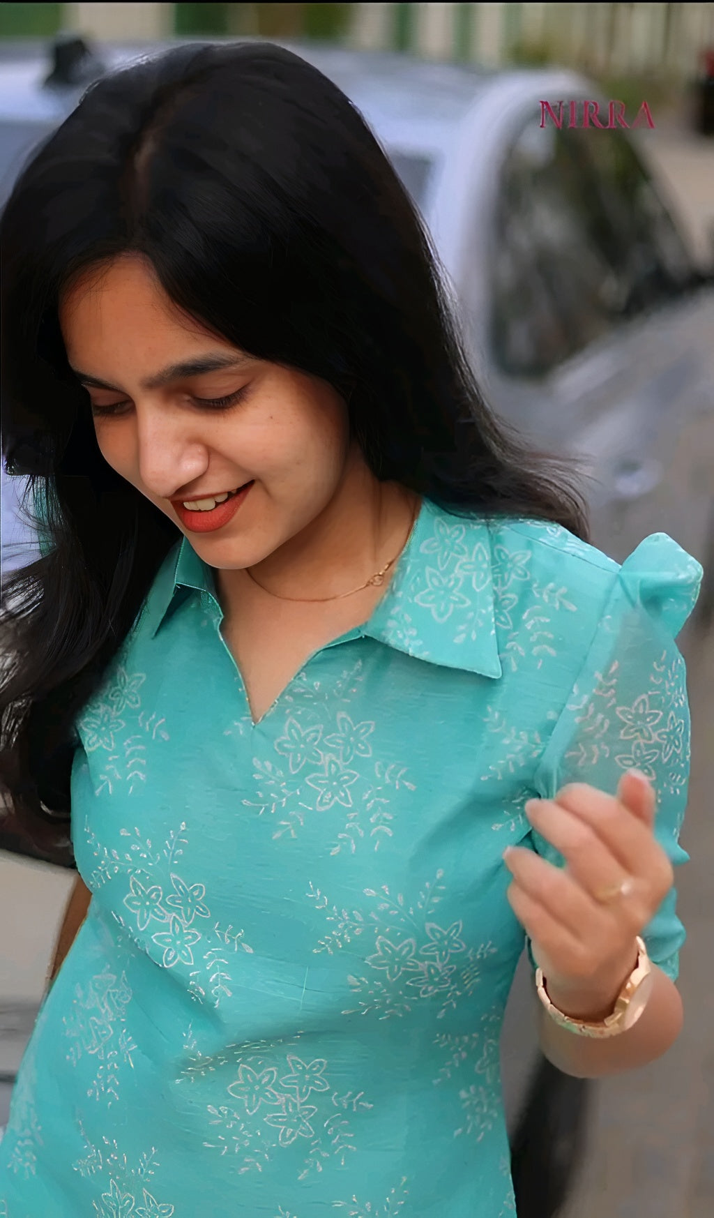 Organza kurti