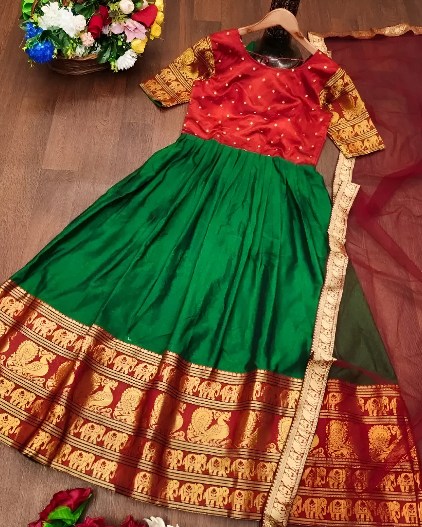 Anarkali Gown With Duppatta❤️💜💙💚