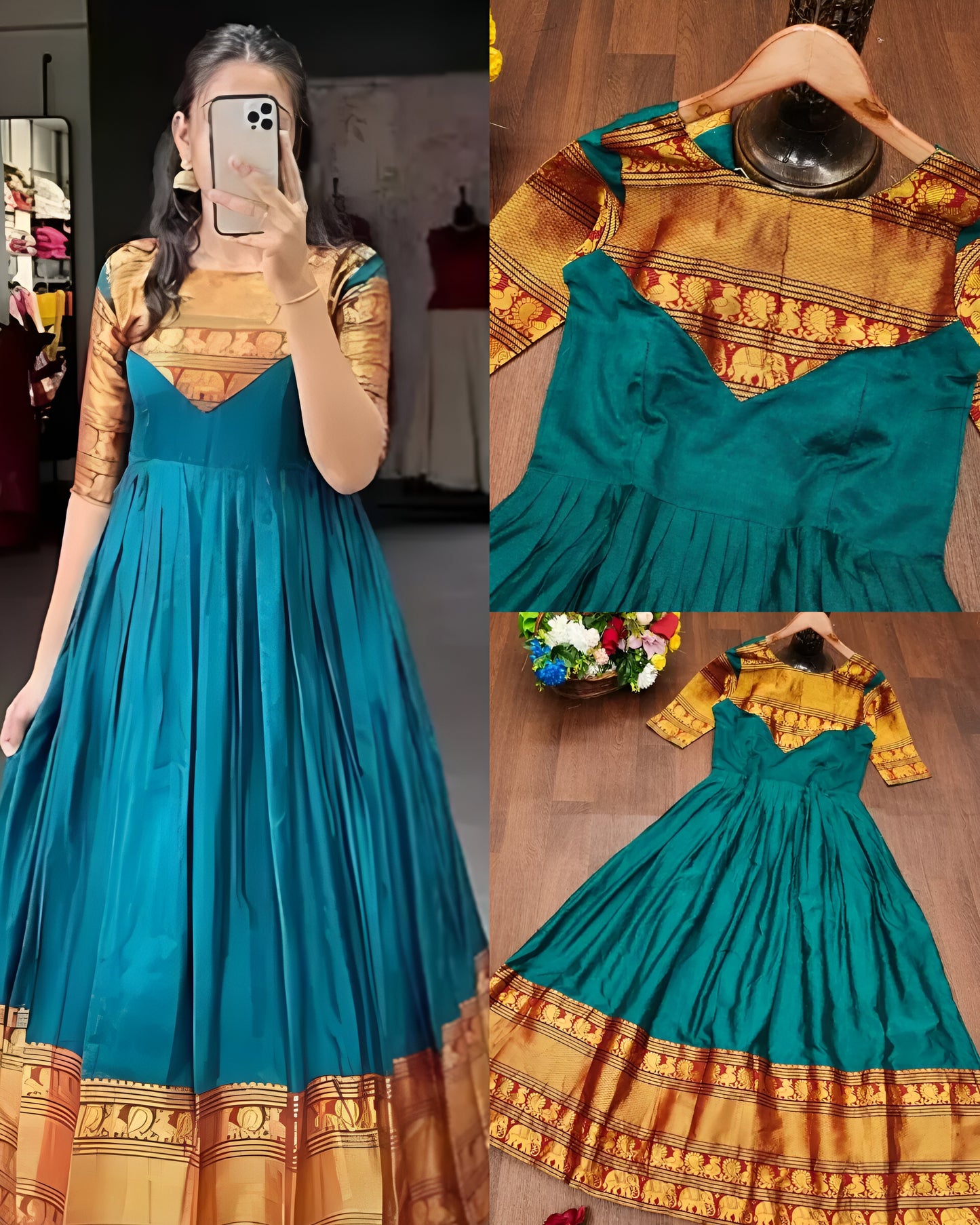 Festive Anarkali Gown 💛