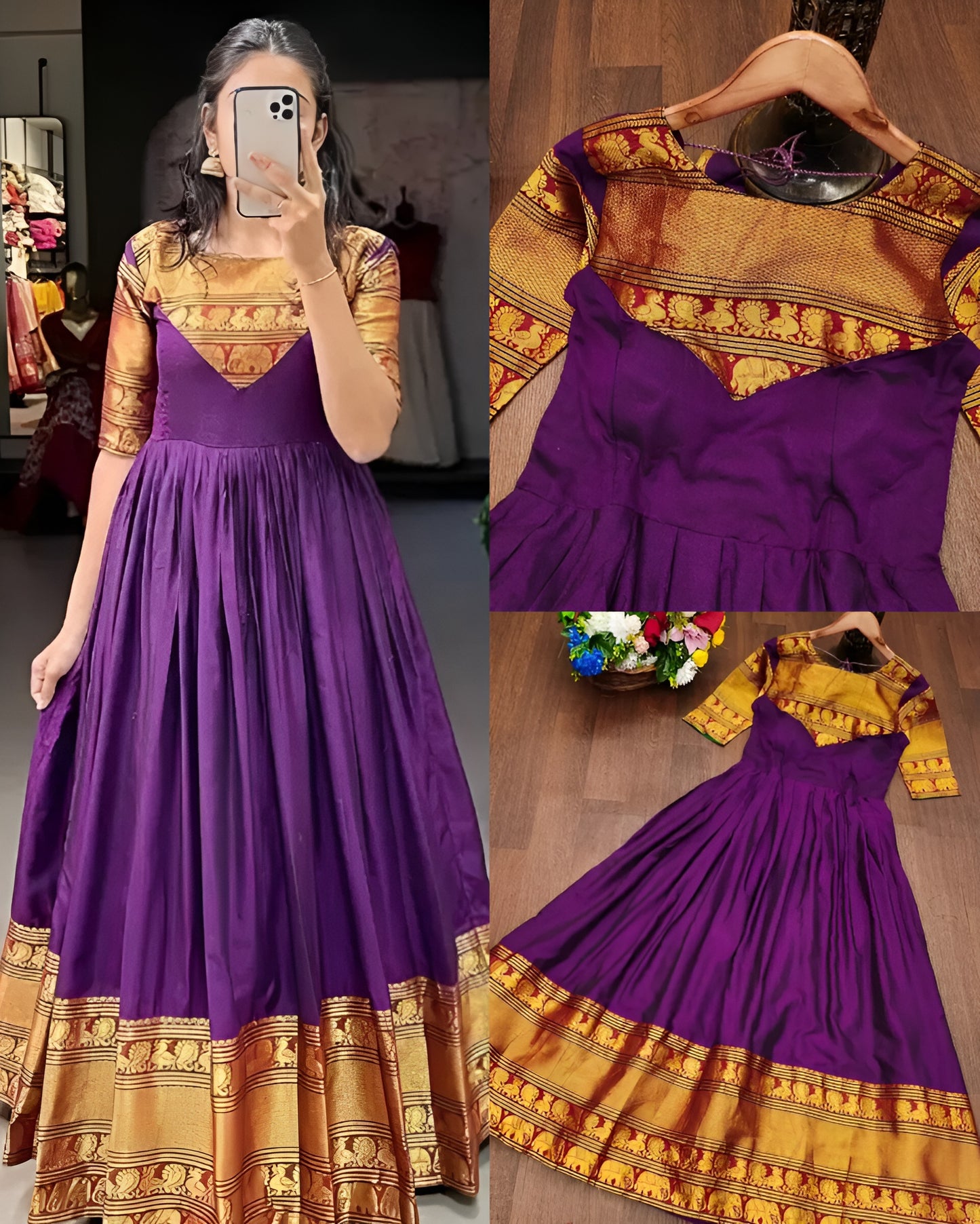 Festive Anarkali Gown 💛