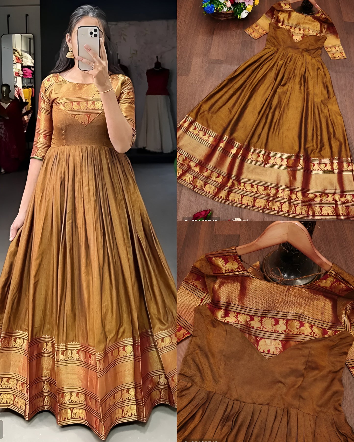 Festive Anarkali Gown 💛