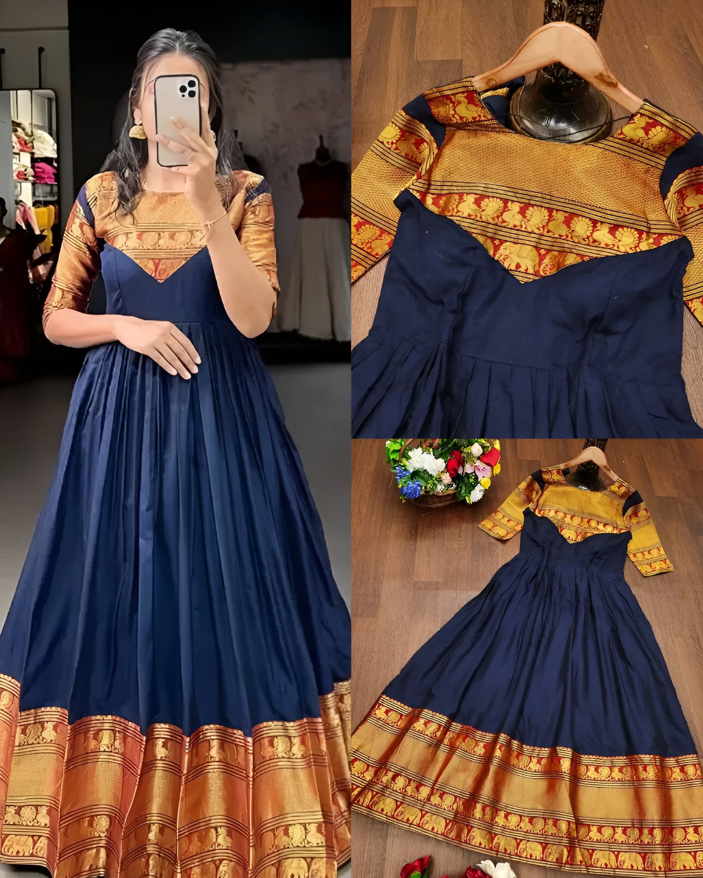 Festive Anarkali Gown 💛