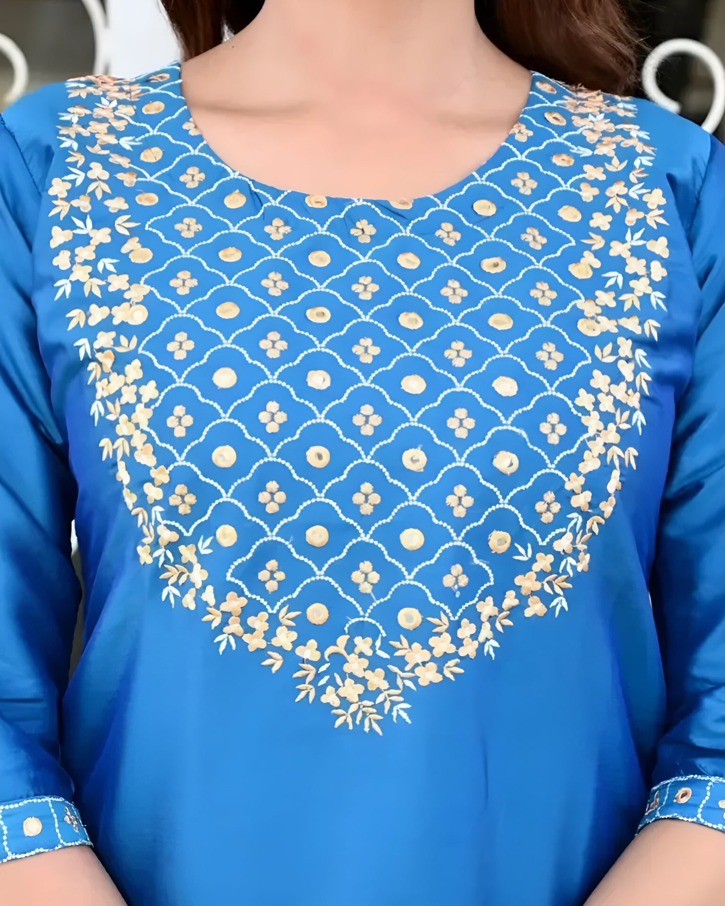 Silk Kurta Set 💙