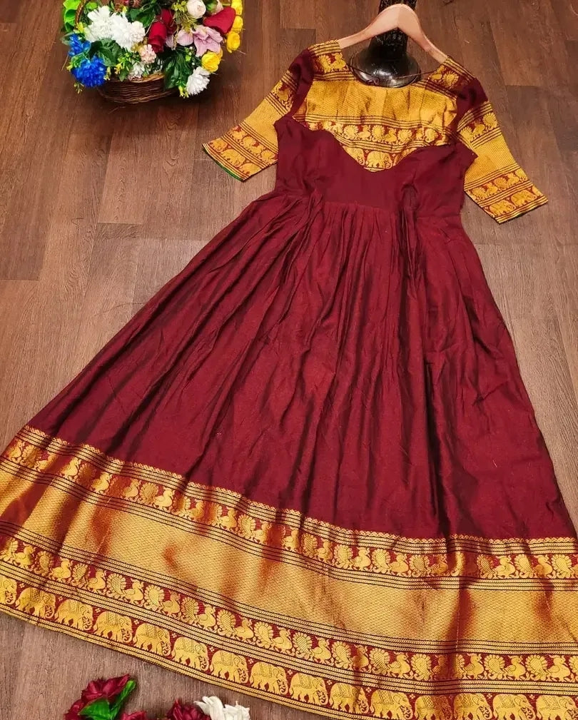 Festive Anarkali Gown 💛