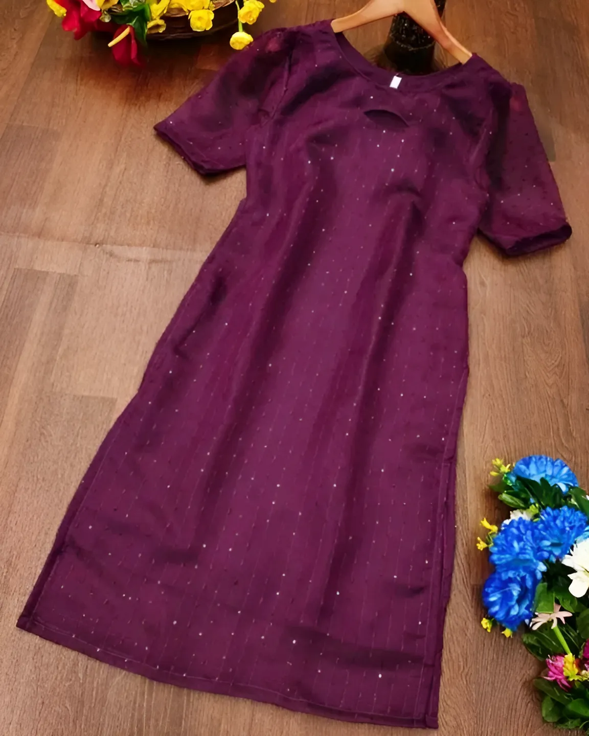 Net Organza Kurtis