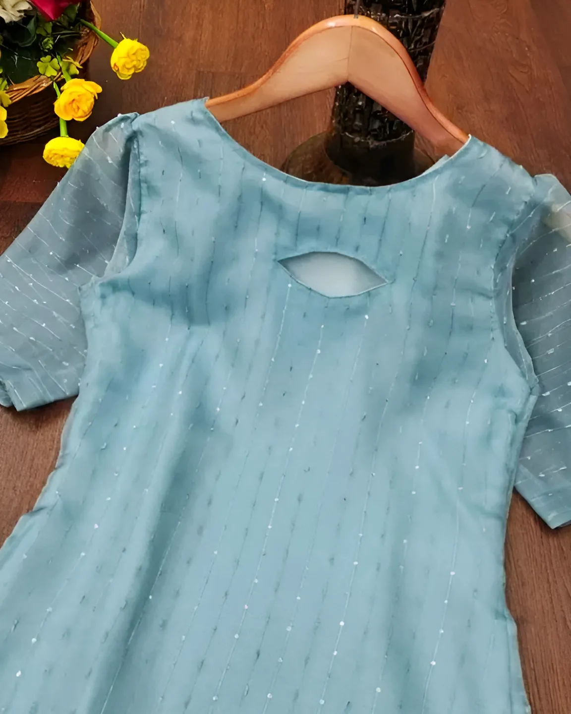 Net Organza Kurtis