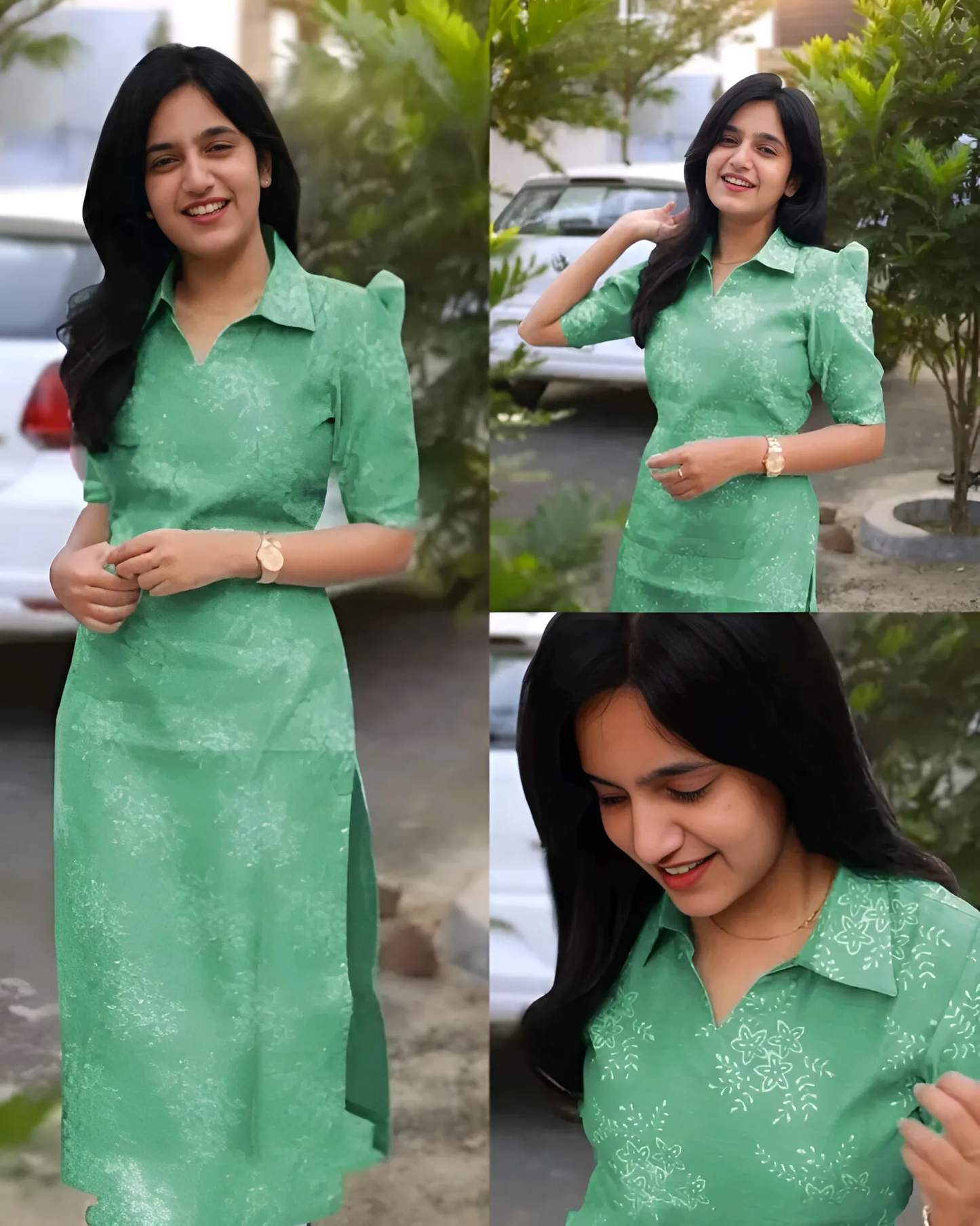 Green Kurti