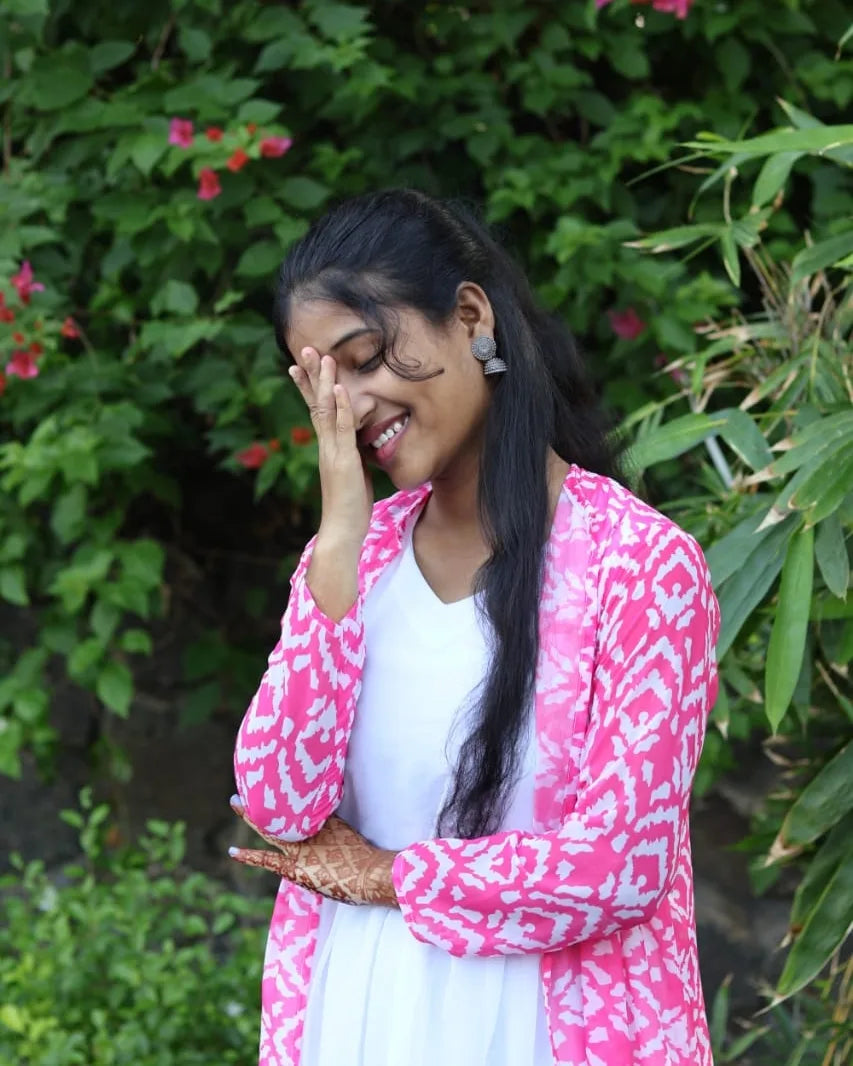 Pink Top With Shrug 💕