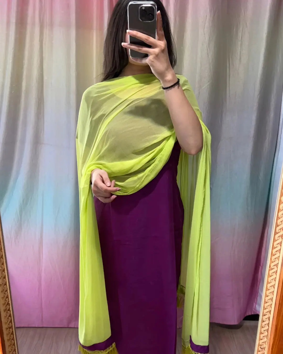 Trisha Inspired Kurti With Duppatta💜