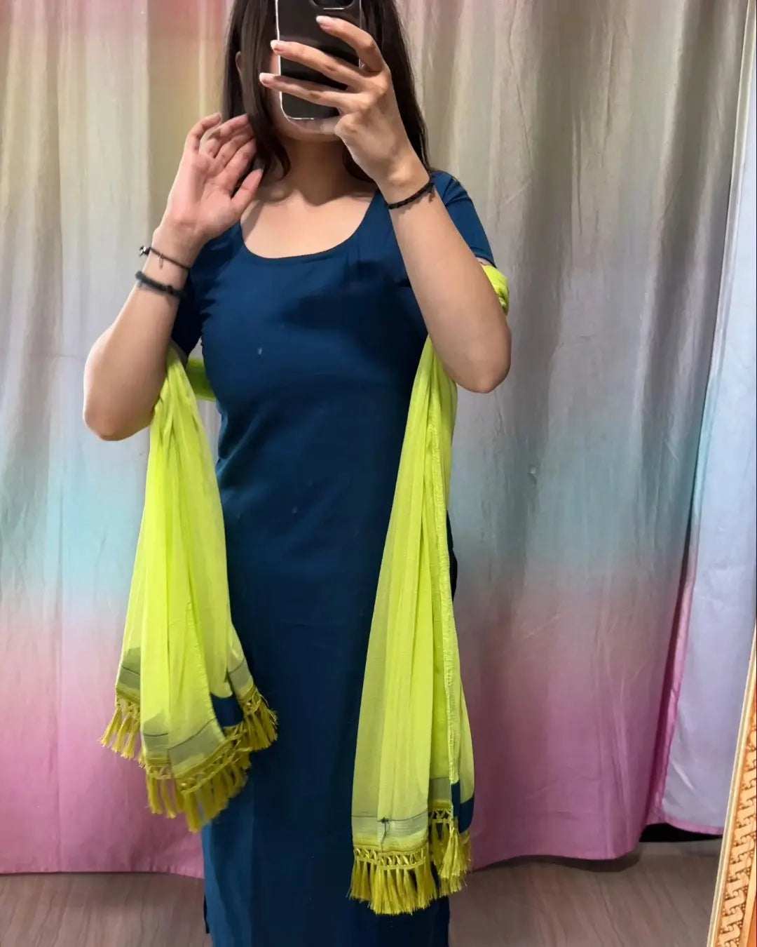 Trisha Inspired Kurti With Duppatta💜