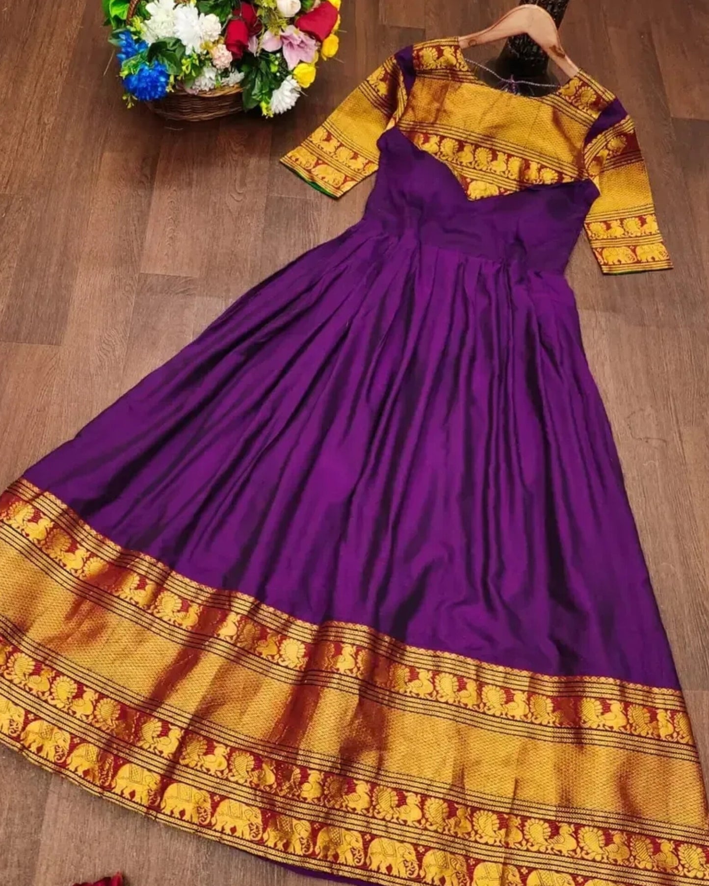 Festive Anarkali Gown 💛