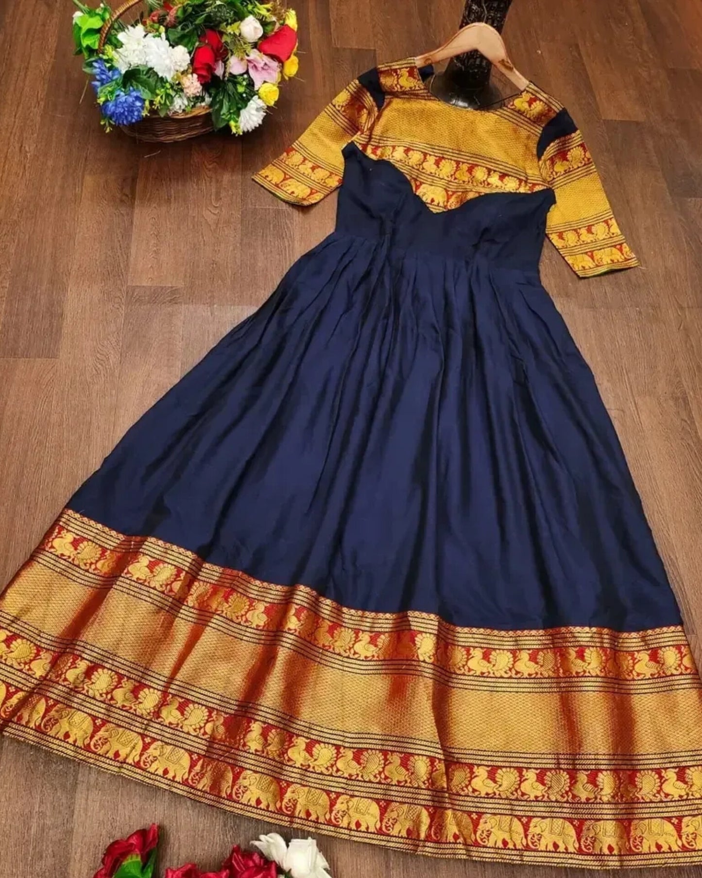 Festive Anarkali Gown 💛