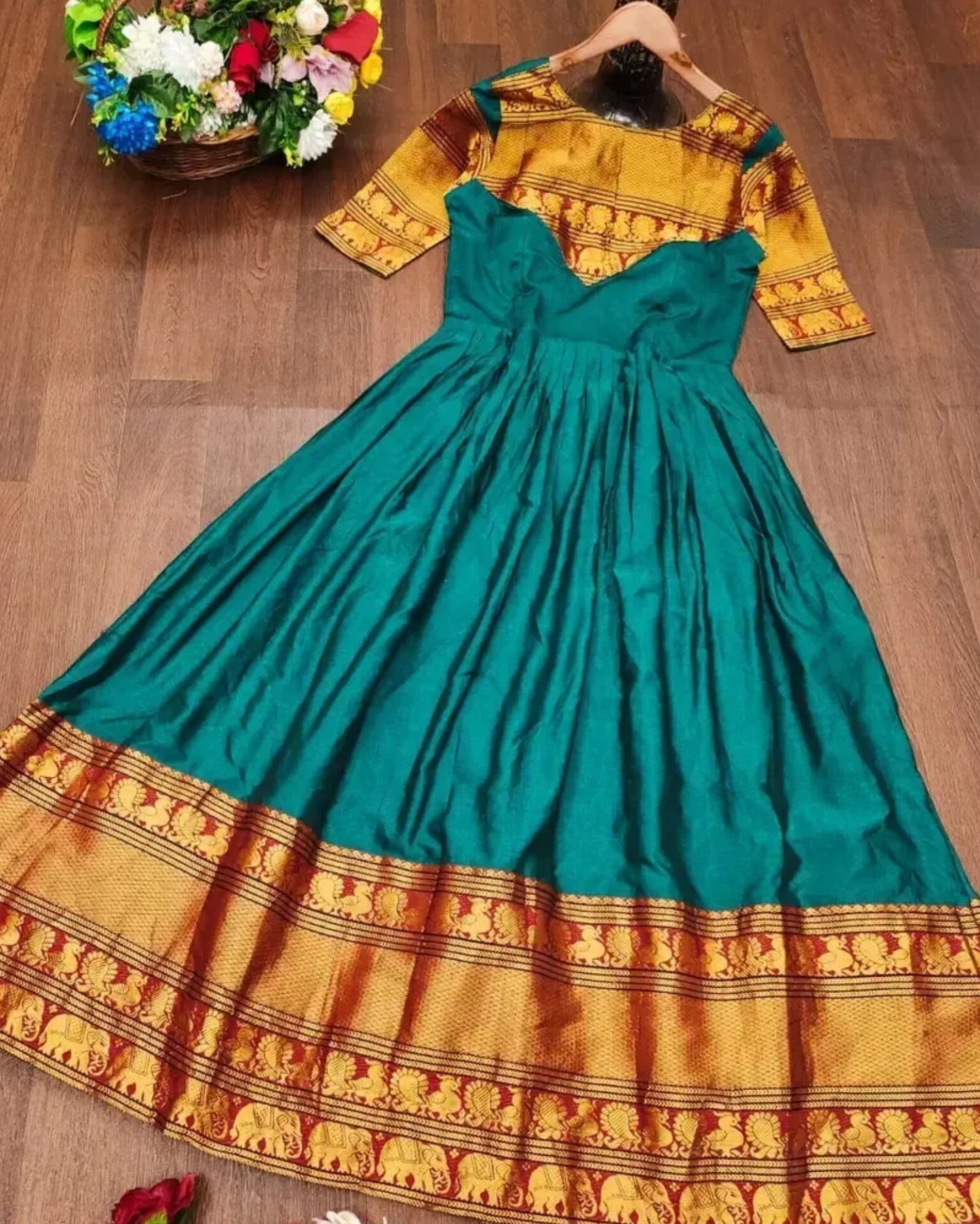 Festive Anarkali Gown 💛