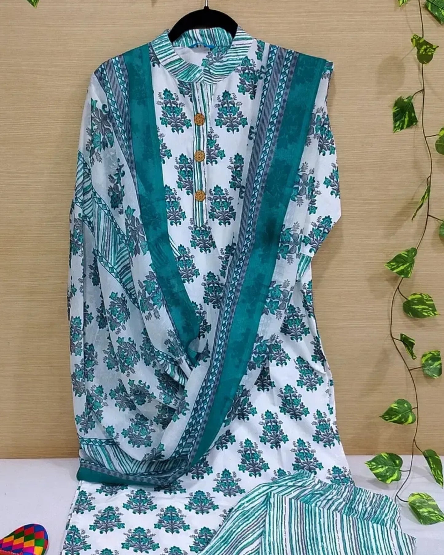 Blue Kurta Set with dupatta