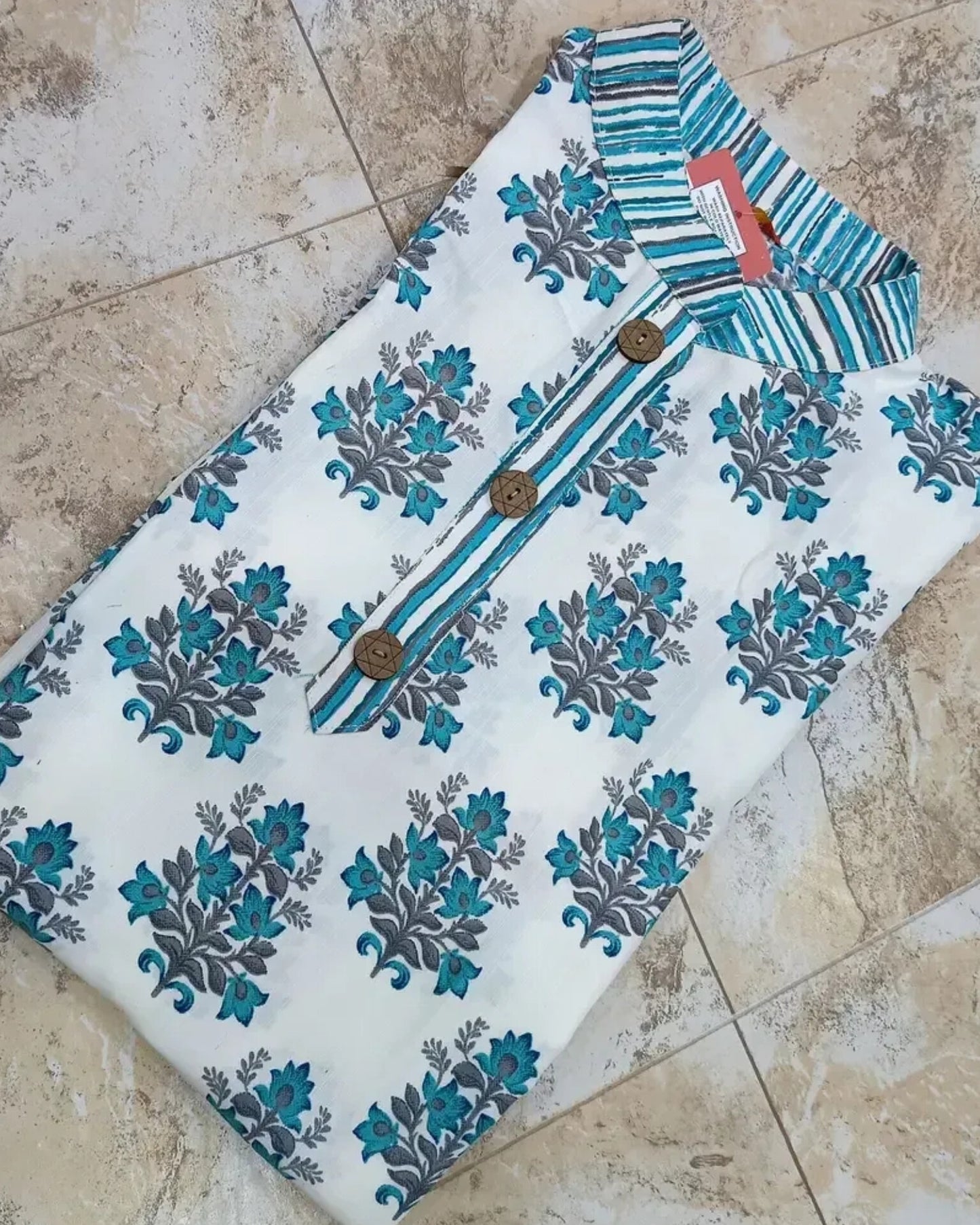 Blue Kurta Set with dupatta