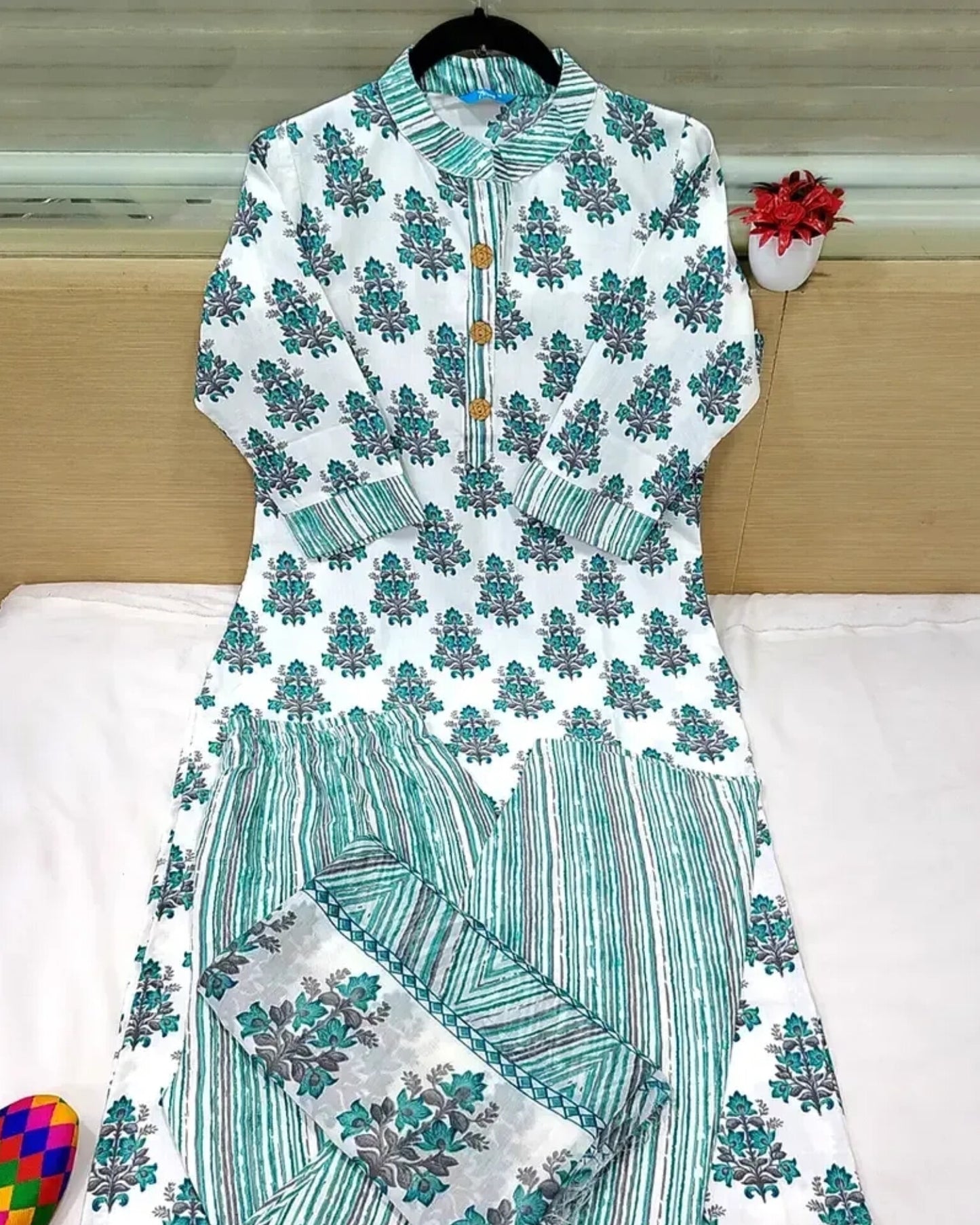 Blue Kurta Set with dupatta