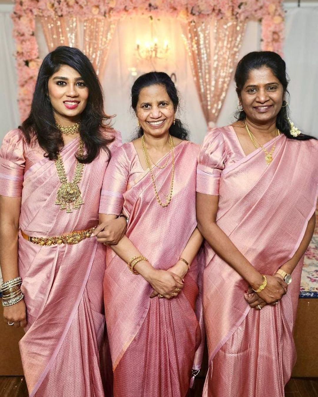 Rosegold Soft Silk Saree💗 (DB-S-006)