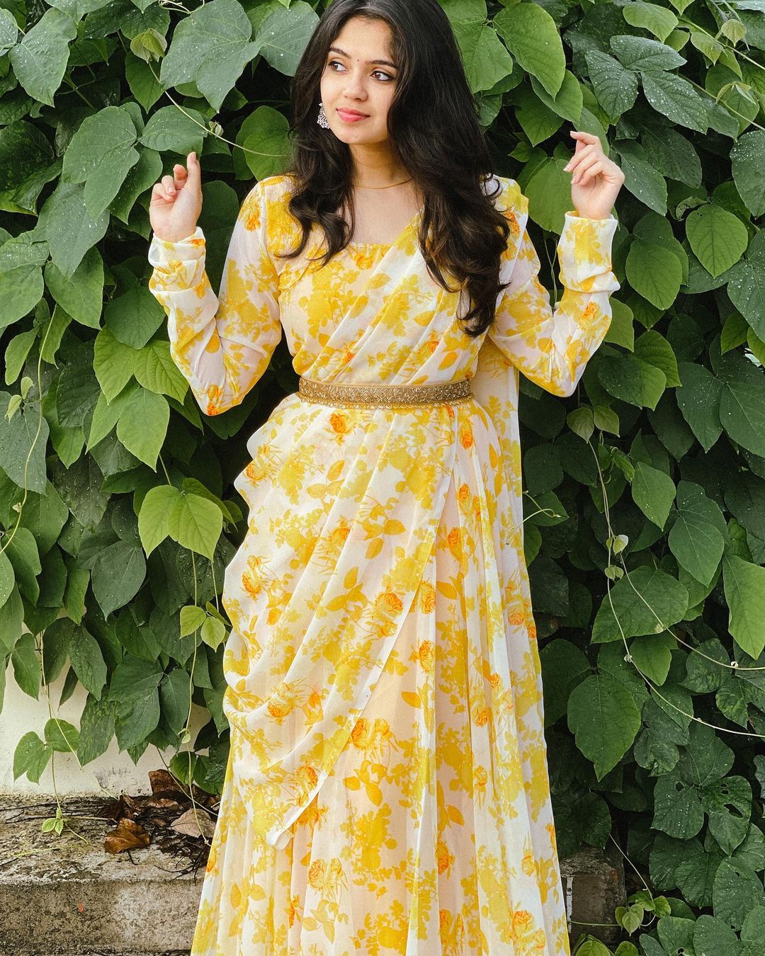 Yellow Gown With Dupatta 💛(DB-GW-004)