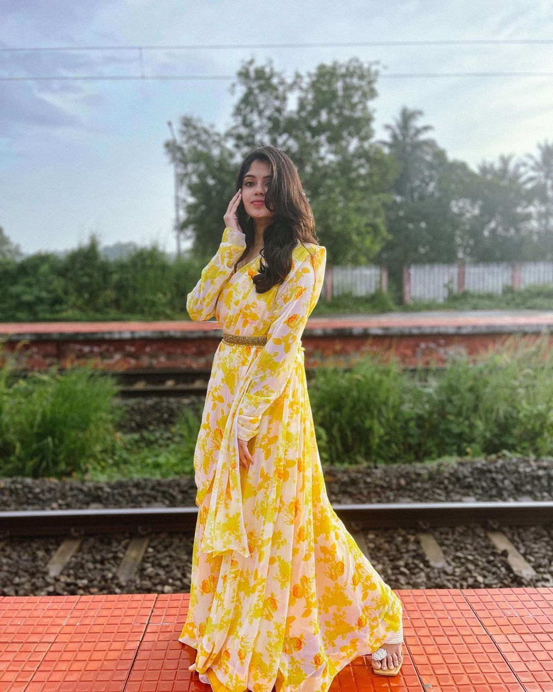 Yellow Gown With Dupatta 💛(DB-GW-004)